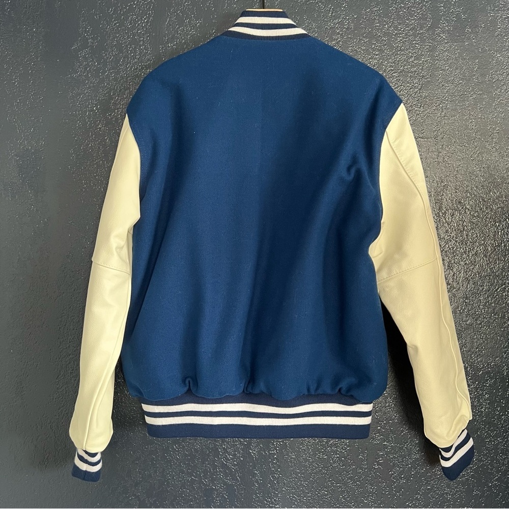 Ethika Monogram Blue Varsity Jacket - Picture 2 of 4